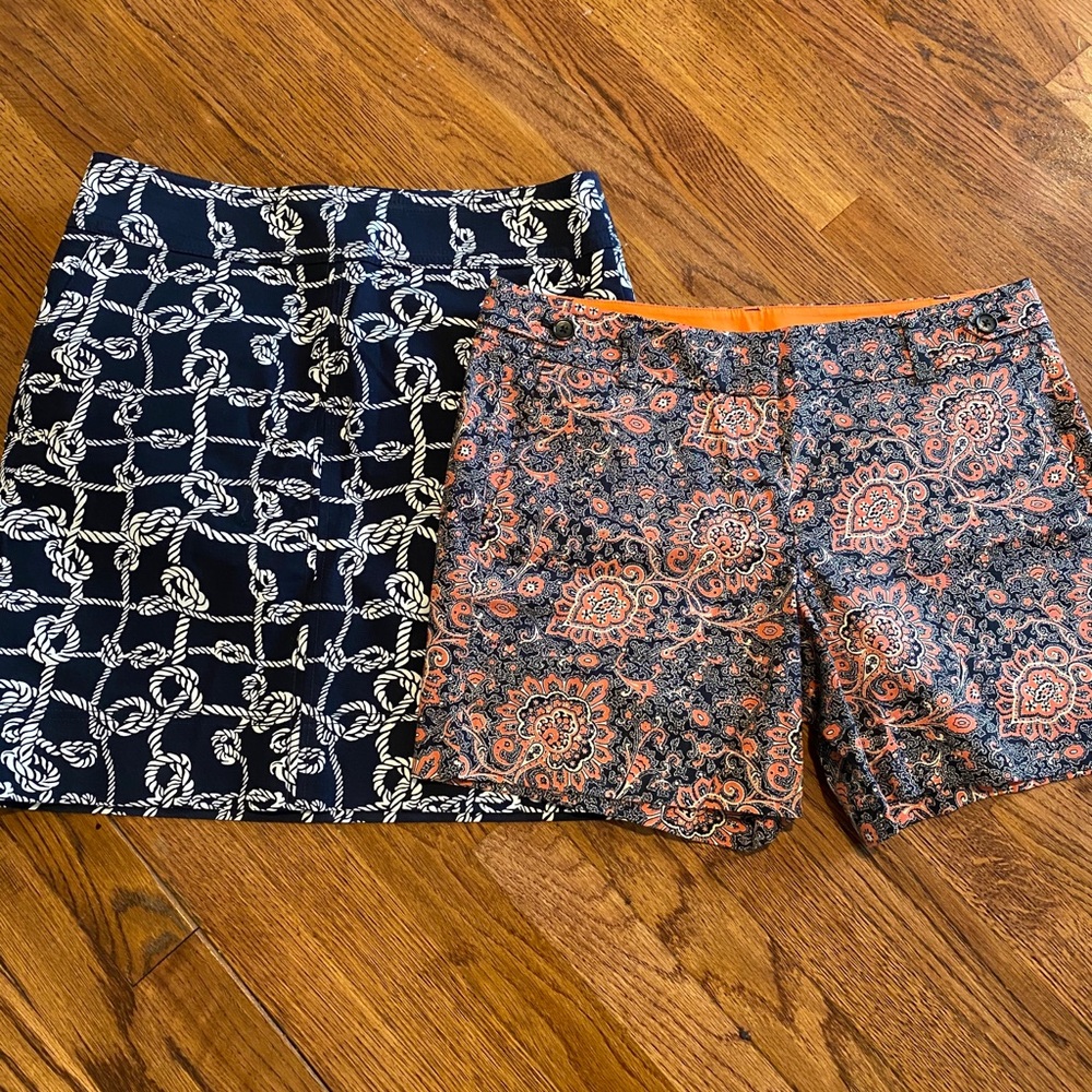Talbots Skirt And Ann Taylor Shorts Lot BNWOT Sz 8